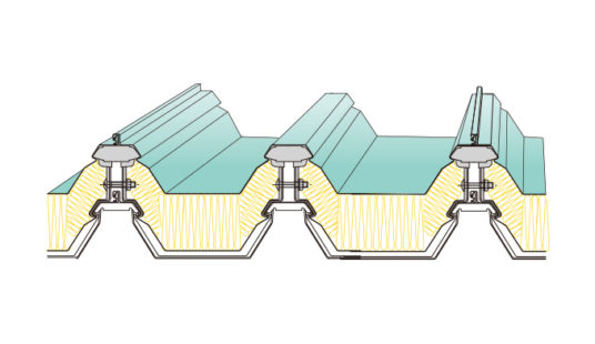 HK-600二重葺断熱工法（耐火構造）